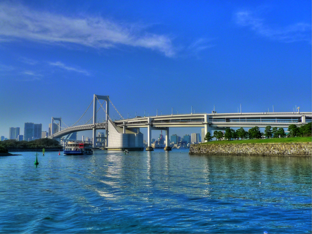 東京・海・湾岸の風景壁紙